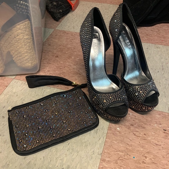 Bakers High Heels sequin/studded - Picture 1 of 3